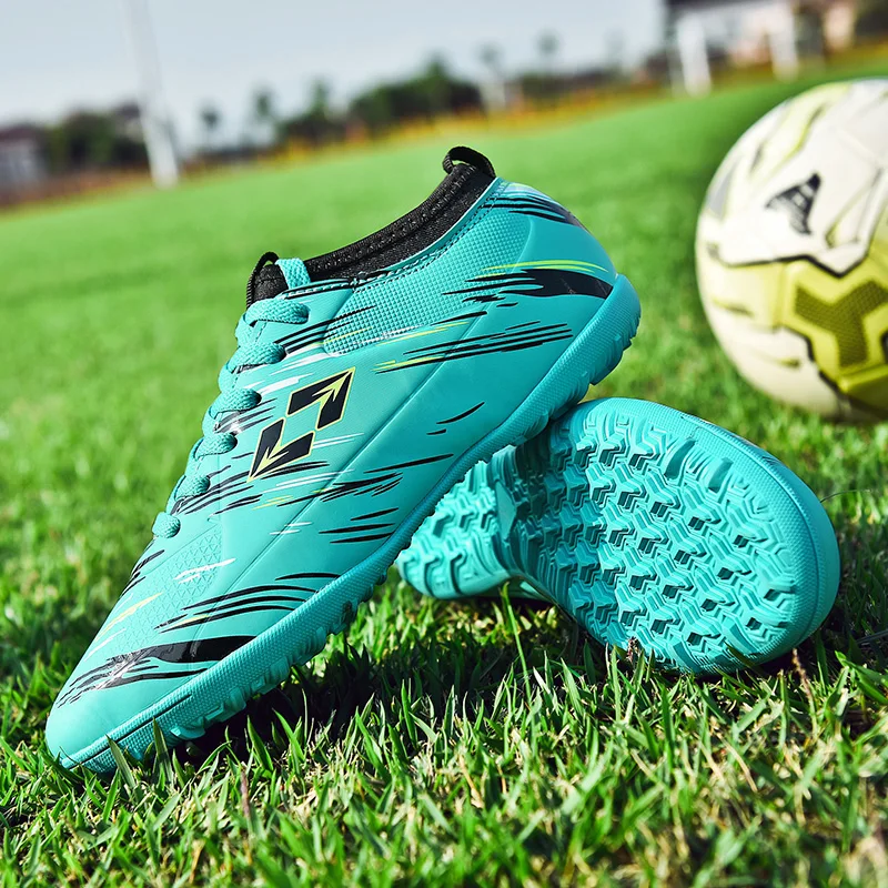 New Arrival Adults Men's Outdoors Soccer Cleats Massage Enfant School Football Professional Kids Sneakers Max Size 44 | Спорт и