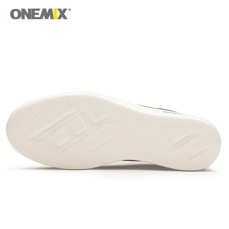 ONEMIX мужская обувь для ходьбы для мужчин из микроволоконной кожи высокие дизайнерские кроссовки коричневый светильник, мягкие уличные водонепроницаемые кроссовки
