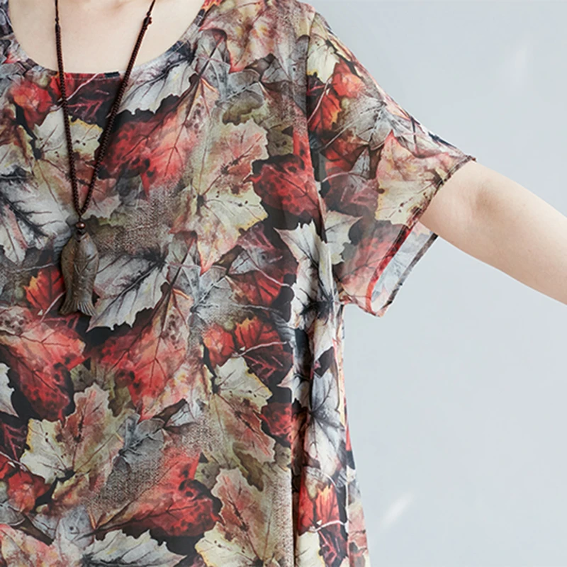 Elegdream/Большие размеры женское Модное Длинное Летнее платье с принтом