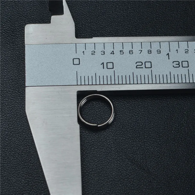 Брелок для ключей QOONG из марганцевой стали 10 шт.|metal key ring|key ringwire circle |