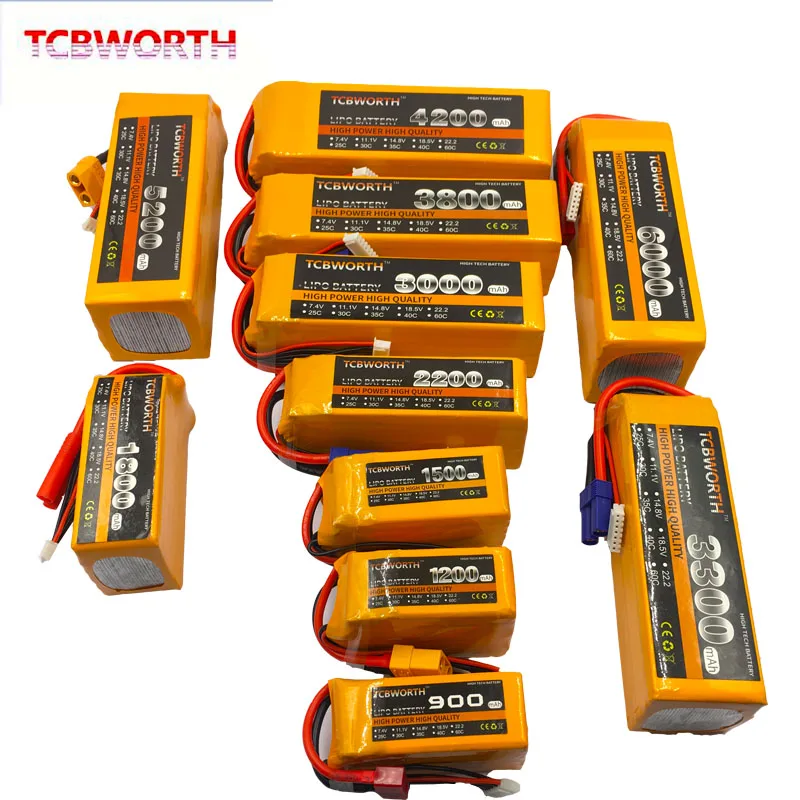 Игрушки с дистанционным управлением LiPo Батарея 6S 22 2 в 1500 2200 2800 3300 4000 мА/ч 30C 40C для