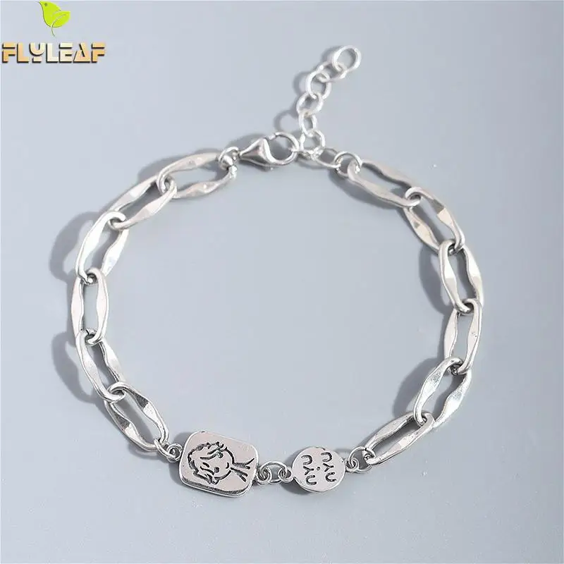 Женский ювелирный браслет Flyleaf ювелирное изделие из 100% стерлингового серебра 925
