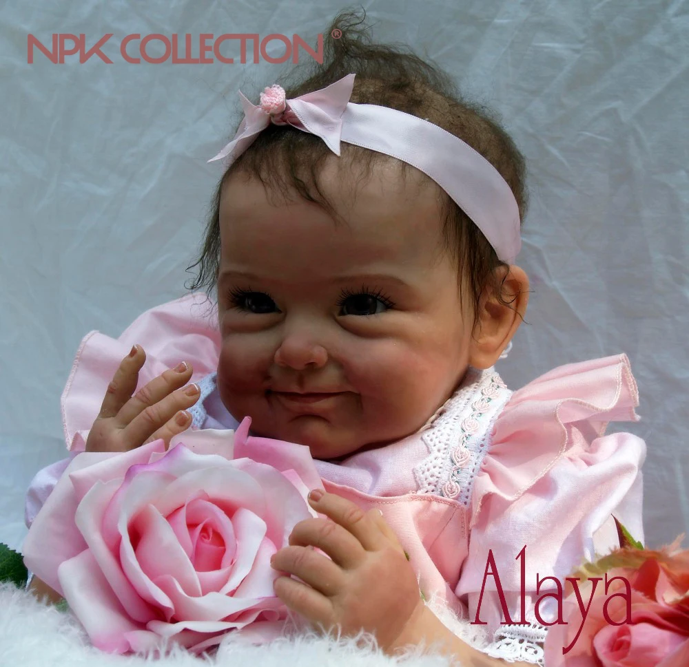 Npkcoltio/55 см силиконовая кукла Reborn детская игрушка подарок для девочек мягкая
