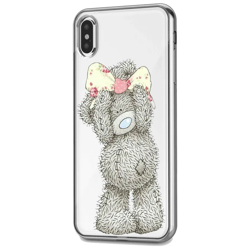 TPU Силиконовый чехол для телефона для iphone XS Max чехол Tatty Teddy Me To You Bear чехол для телефона чехлы для iphone 11Pro 5 SE 6S 7 8plus XR чехол - Цвет: TPU