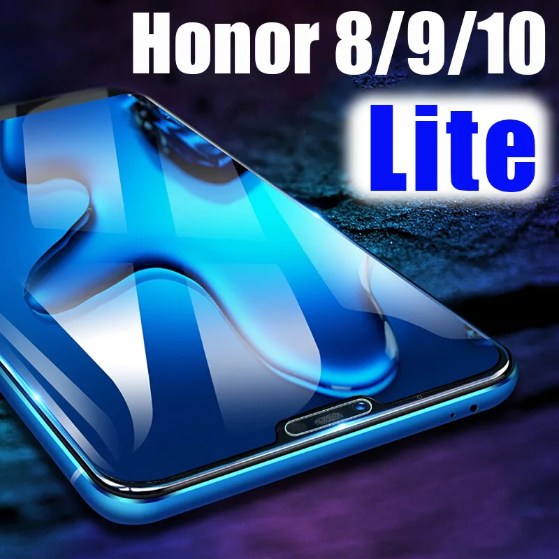 Защитное стекло на Honor 8 9 10 Light для Huawei Honor8 Honor9 Lite защита экрана honer huawey honnor 8lite 9lite
