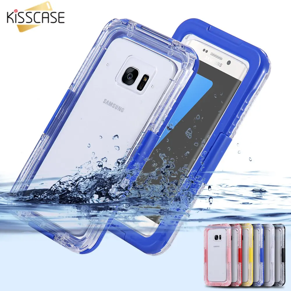Водонепроницаемый чехол для Samsung Galaxy S6 Edge PlusS7 S7 Note 5 S8 Plus|case for samsung galaxy|case samsungcase plus |