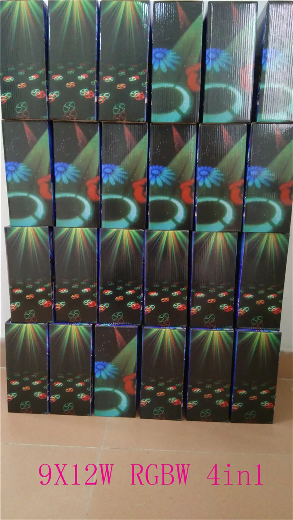 9x12 W RGBW 4IN1 светодиодный PAR 54 controlador де Лус DMX дель дискотека де DJ светодиодный PAR RGBW стирка Envio безвозмездно
