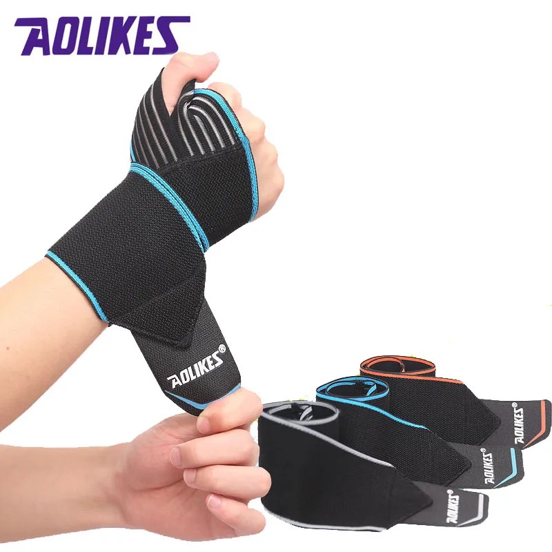 Эластичные запястья для гантели AOLIKES 2 шт./лот мужчин и женщин ремешок поддержки