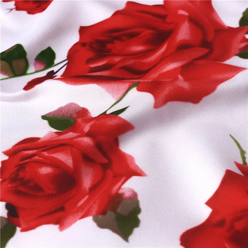 Женское платье с цветочным принтом COCOEPPS большого размера плюс L-5XL глубоким