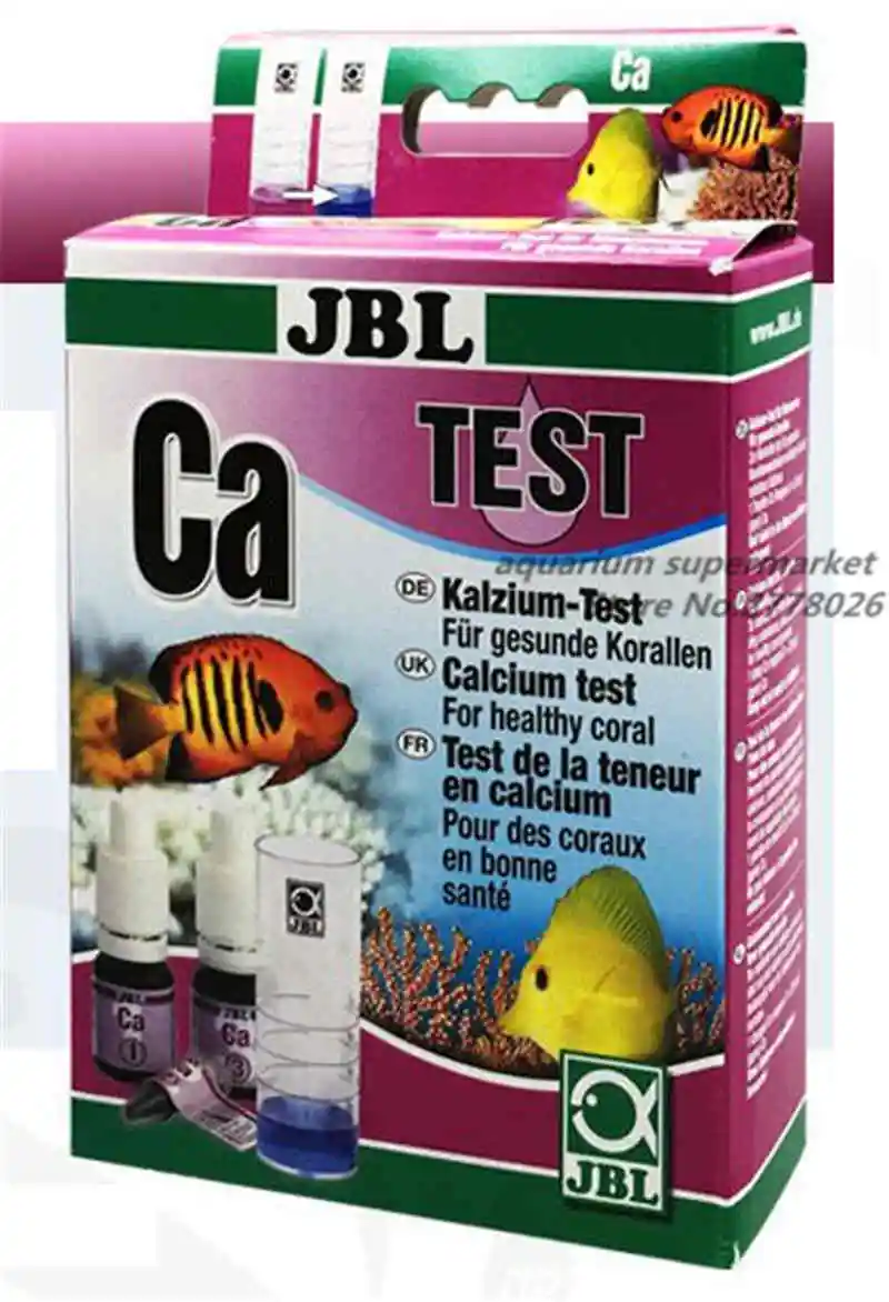 JBL тест-агент для воды комплект PH NO2 NO3 Ca Mg Cu O2 CO2 PO4 NH4 GH KH Fe аквариум для свежей воды - Цвет: Ca
