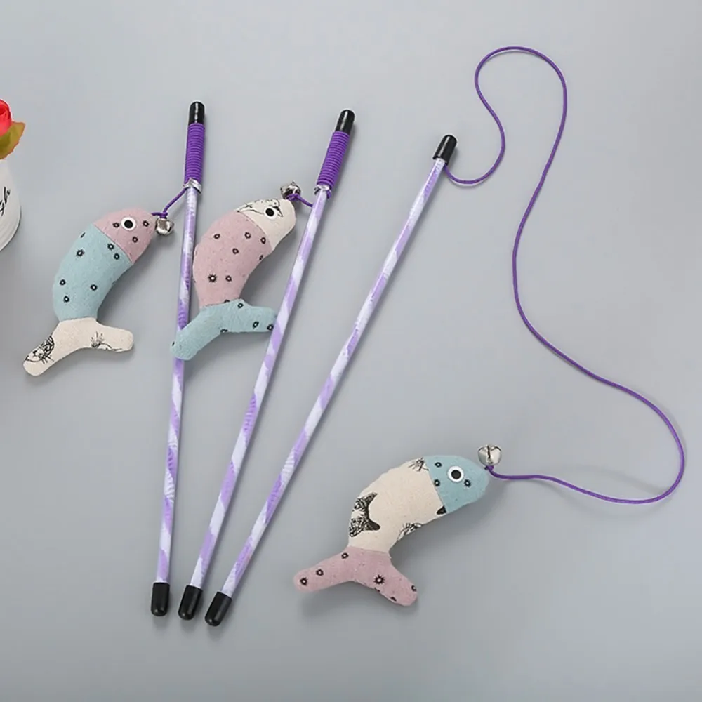 Новое поступление короткий стержень тип рыбы кошка тизер животное забавная