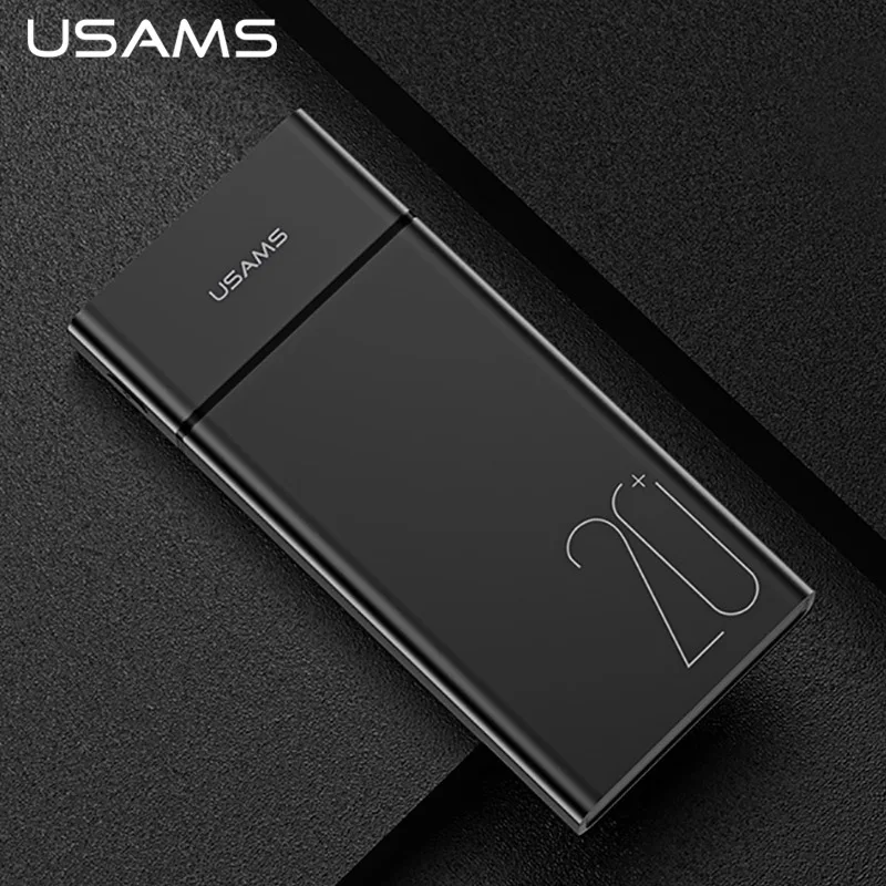 USAMS 20000 мАч запасные аккумуляторы для телефонов Портативный зарядки ультра