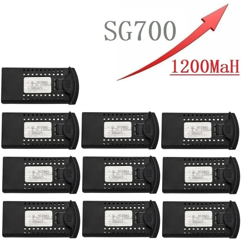 Обновление 3 7 V 1200mAh Li po Батарея для DM107S SG700 S169 запасные части радиоуправляемого