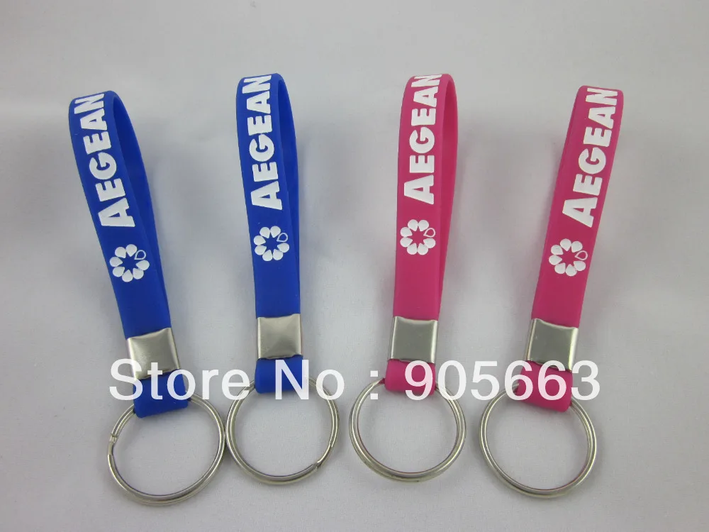 Custom design silicon key holder debossed logo colour filled in promotion gift keyring 100pcs/lot|gifts for graphic designers|gift bag with logogift