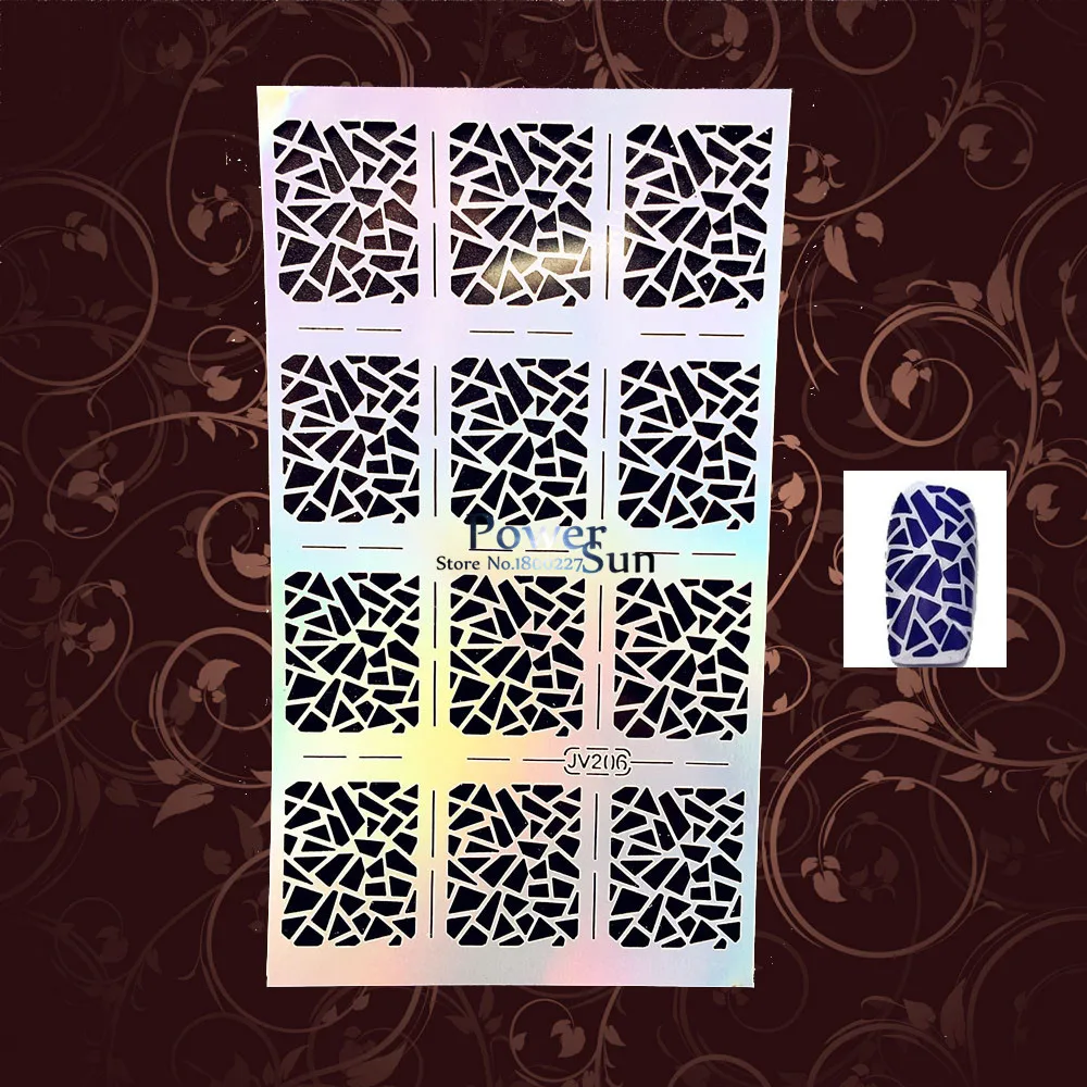 1 шт. сексуальная пантера лазерная Голография наклейка для дизайна ногтей