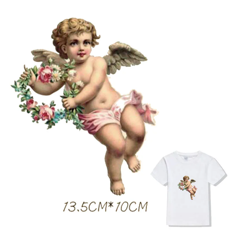 Детские нашивки для одежды сделай сам Ангел венок передача тепла милые детские