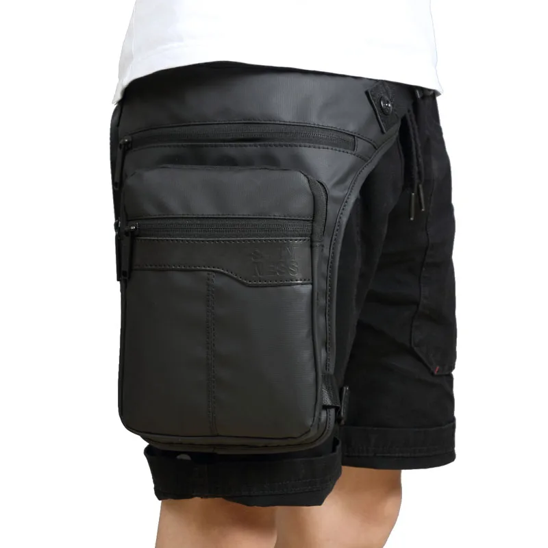 

High Quality Oxford Men Leg Drop Hip Bum Belt Bag Military Assault Male Rider Motorcycle Waterproof Fanny Waist Pack Thigh Bags