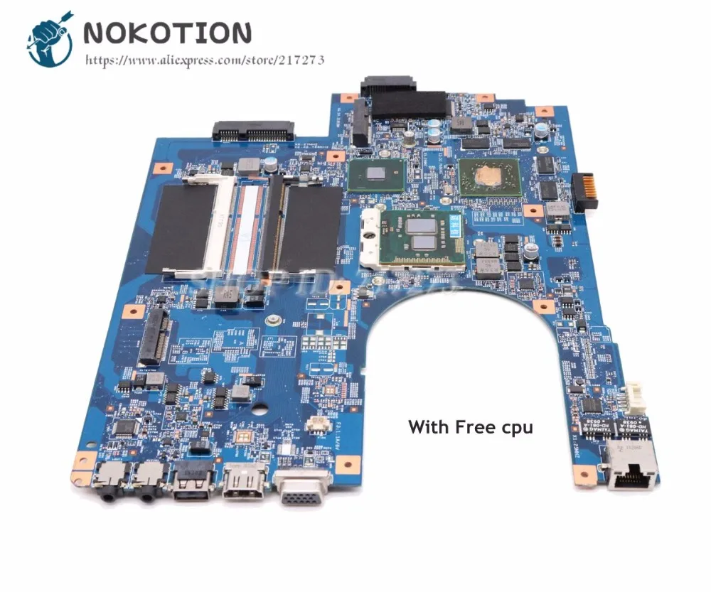 NOKOTION MBPT101001 48.4HN01.01M материнская плата для ноутбука Acer 7741 7741G серии основная HM55 HD5650 | Материнские платы -32883359794