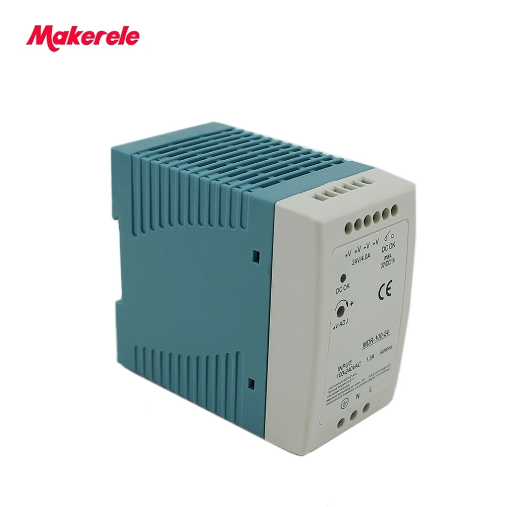 AC DC 100 Вт режима коммутации Питание 110 В/220 В до 5 12 24 48 din рейку драйвер для