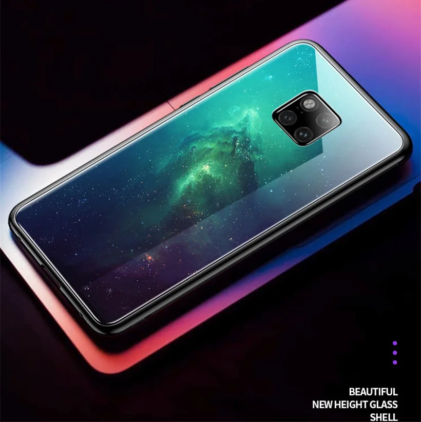 Стеклянный чехол Aixuan для huawei mate 20 Pro huawei mate 20 20X чехол из закаленного стекла силиконовый защитный чехол с полным покрытием