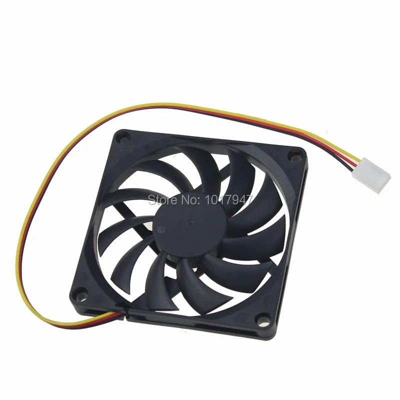 100 штук в партии Gdstime DC 12V 3Pin 80mm x 10mm 8010 PC чехол радиатор мотор кулер охлаждающий
