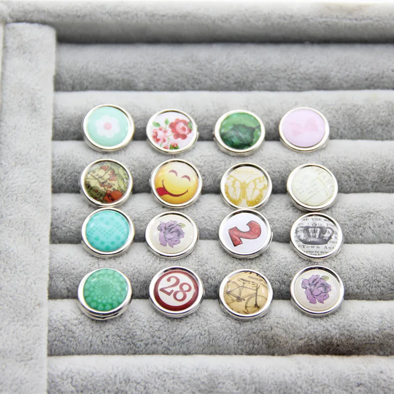 20pcs15mm смешанный узор с круглой металлической Brads DIY Фотоальбом выводов Декор