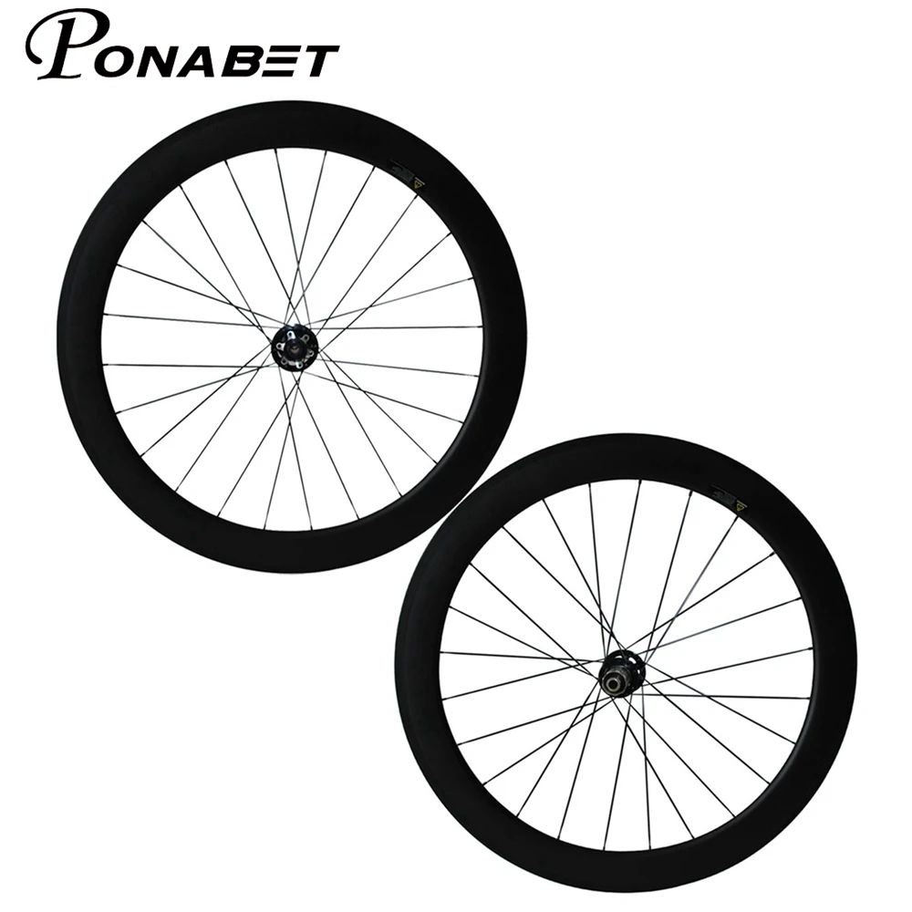 PONABET 25 мм ширина 700C 38 мм/50 мм/60 мм/88 мм клинчер/трубчатый Novatec диск Углеродные колеса колесная установка через ось или Q/R версия