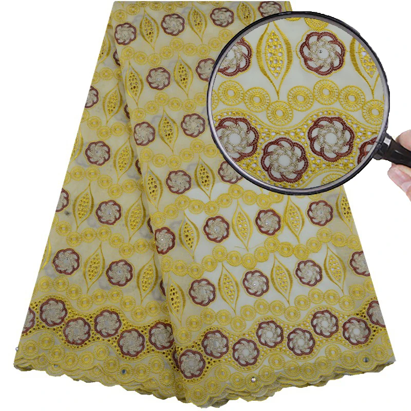 Green Color African Swiss Voile Lace Women Wedding Dress High Quality French Laces In Switzerland With Stones 1537 | Дом и сад