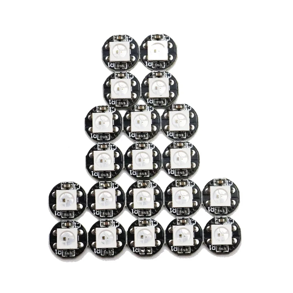 5 в светодиодный чип SMD WS2812B WS2812 9 6*9 6 мм диаметром радиатор 10-30 шт. 4-Pin для 5050 RGB IC