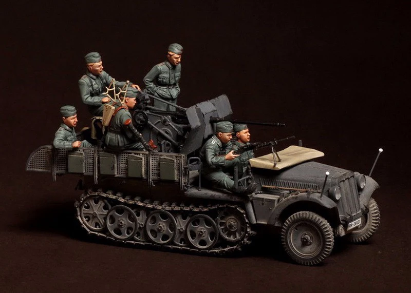 Неокрашенная Экипировка из смолы в масштабе 1/35 для Sd. KFZ. 104 мех 2 см FlaK 30 (не включая