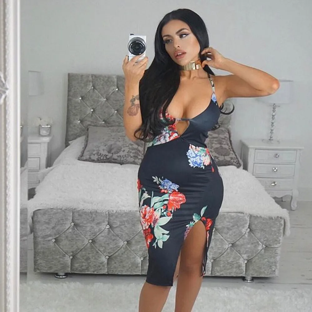 2018 новые модные женские туфли пикантные вечерние Весна Vestidos платье дамы Спагетти