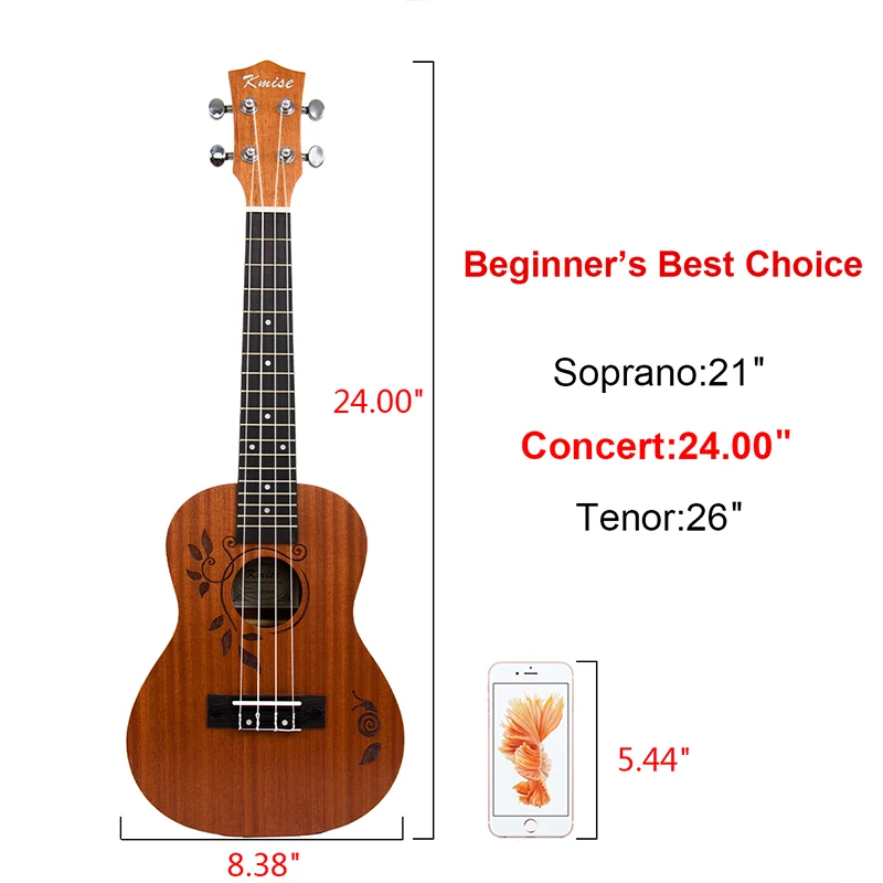 Укулеле Гавайская Концертная 23 дюйма 18 ладов|guitare guitare|guitar fretguitar hawaii |