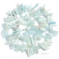 high quality 12 16mm pretty aquamarines stick shape loose beads strand 15 diy creative jewellery making w57