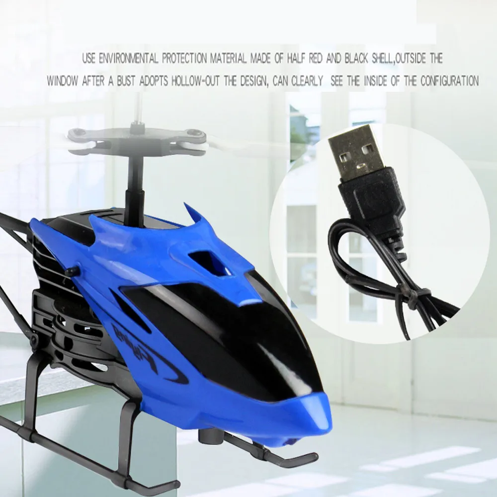 Летающий Мини RC инфракрасная индукция Вертолет Самолет мигающий свет игрушки