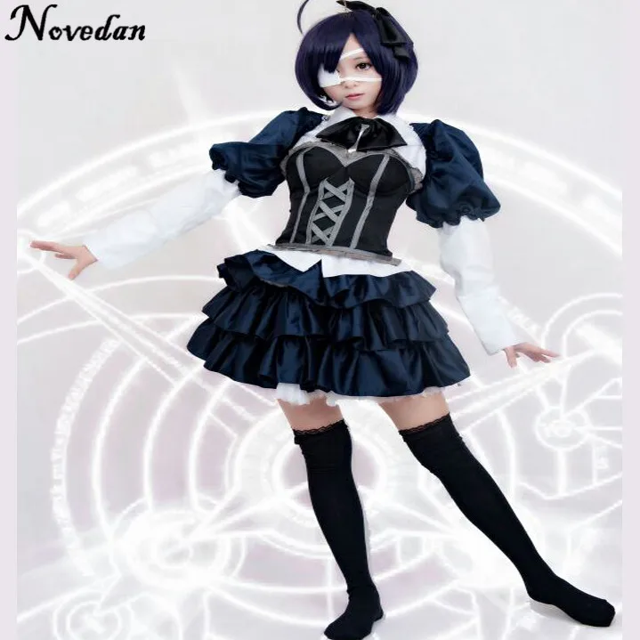 

Chuunibyou Demo Koi ga Shitai! Takanashi Rikka Gothic Lolita Cosplay Japanese Anime Chuunibyou Demo Koi Ga Shitai Costume
