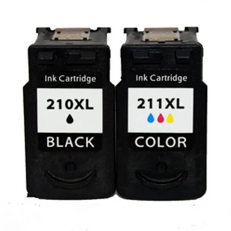 Восстановленные картриджи для Canon PG-210 XL PG-210XL PG 210 PG210 CL-211XL CL-211 Pixma MP270 MP280 MP480 MP490 |