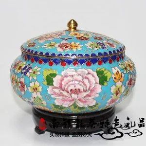 Аутентичный моющийся горшок с перегородкой в стиле старого Пекина, 6-дюймовая шелковая баночка с эмалью, домашний бизнес