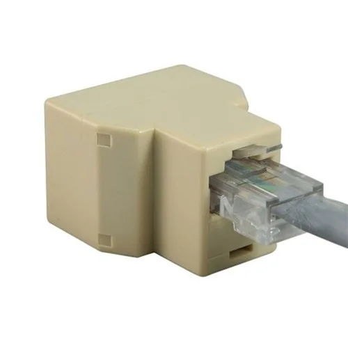 2015 горячая RJ45 CAT 5 6 LAN Ethernet сплиттер разъем адаптера ПК | Строительство и ремонт