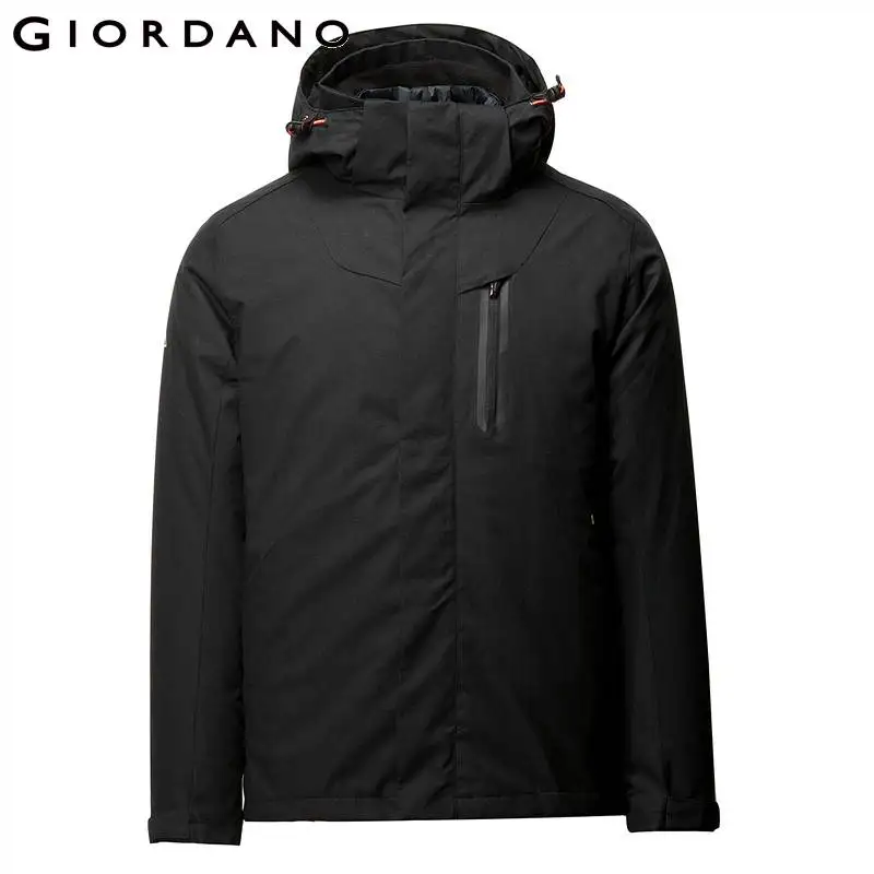 Giordano мужская куртка 3 в 1 имеет три варианта трансформации данная модель