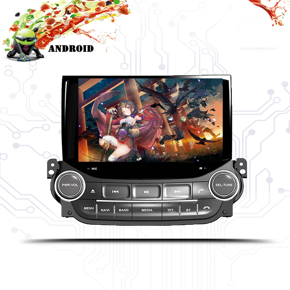 Восьмиядерный 2din 4 + 64 ГБ Android 9 0 Автомобильный Dvd плеер для Chevrolet Malibu 2013 2014 2015 Gps