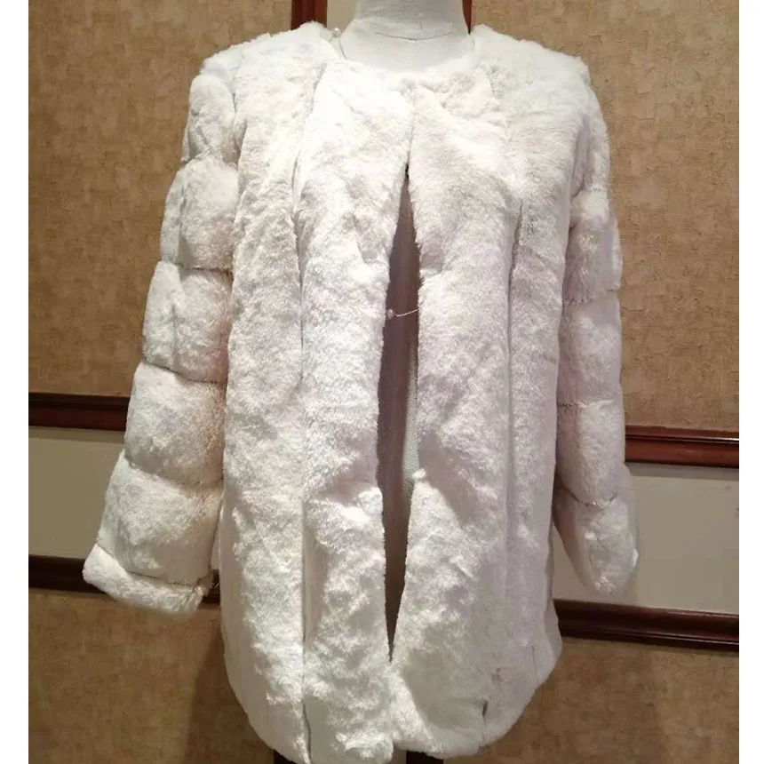 YJSFG дом женское меховое пальто зимнее теплое плюшевое известный бренд Меховая