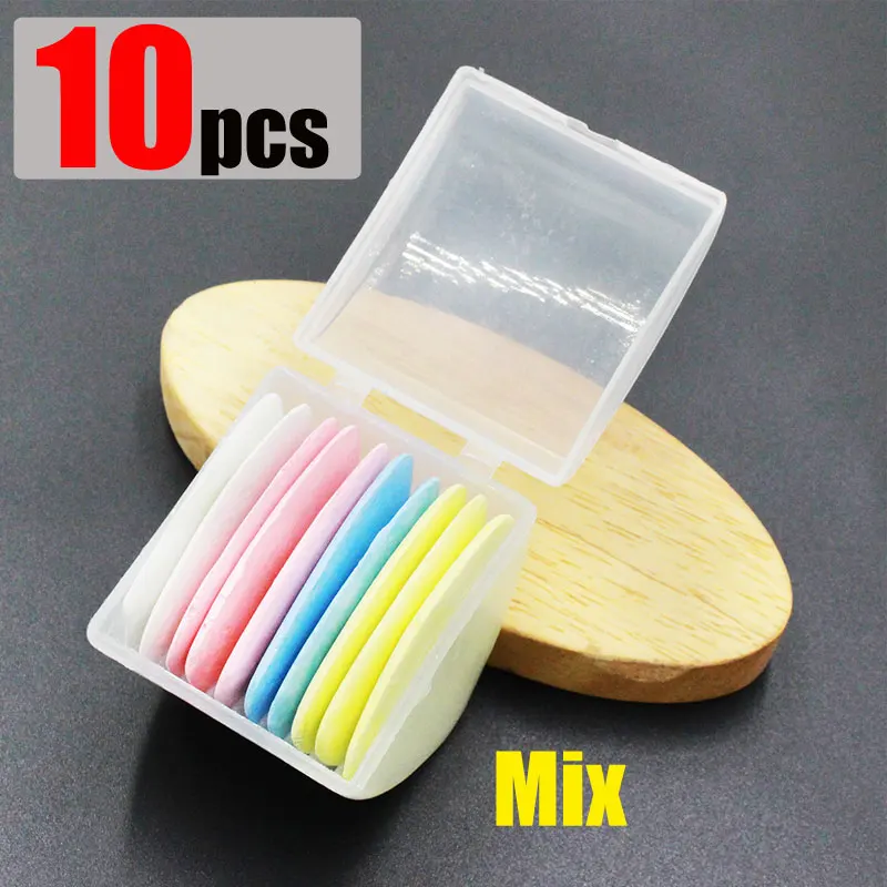 10pcs mix color Цветная стираемая ткань портновский мелок ткань пэчворк маркер одежда узор DIY рукоделие аксессуары швейный инструмент 10 20 30 - Цвет: 10pcs mix color