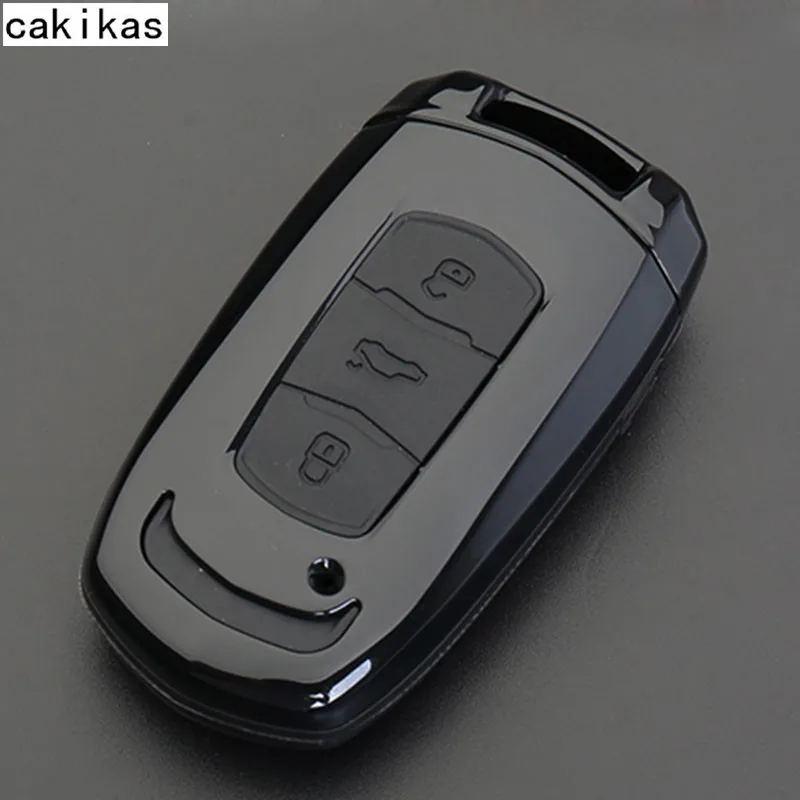 Carbon Fiber Silicone Car remote key case for Geely Atlas Boyue NL3 EX7 Emgrand X7 EmgrarandX7 SUV GT GC9 borui | Автомобили и
