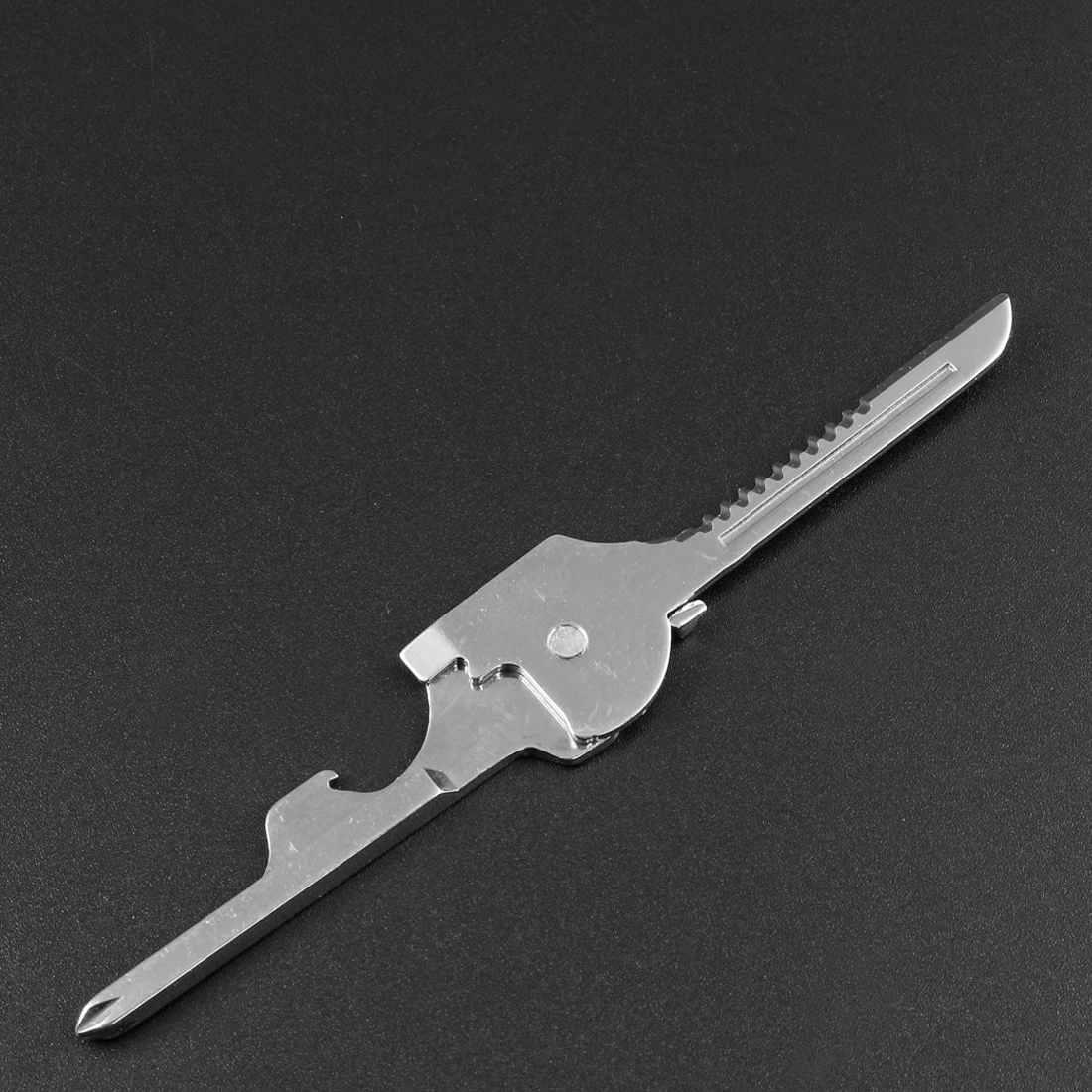 

Pocket Plier Tools 6 In 1 Utili-Key Mini Multitool Keyring Key Chain Camping Survival Rescue Tool
