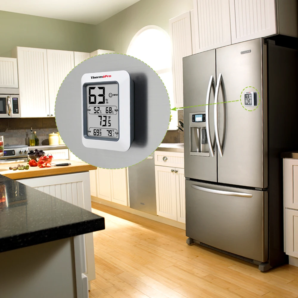 Оригинальная Цифровая метеостанция Thermopro TP50 высокоточный термометр гигрометр