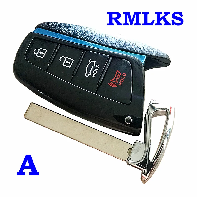 3 4 кнопки высокое качество смарт-ключ чехол для hyundai Genesis 2013- Santa Fe Equus Azera пульт дистанционного управления ключ оболочки смарт-брелок
