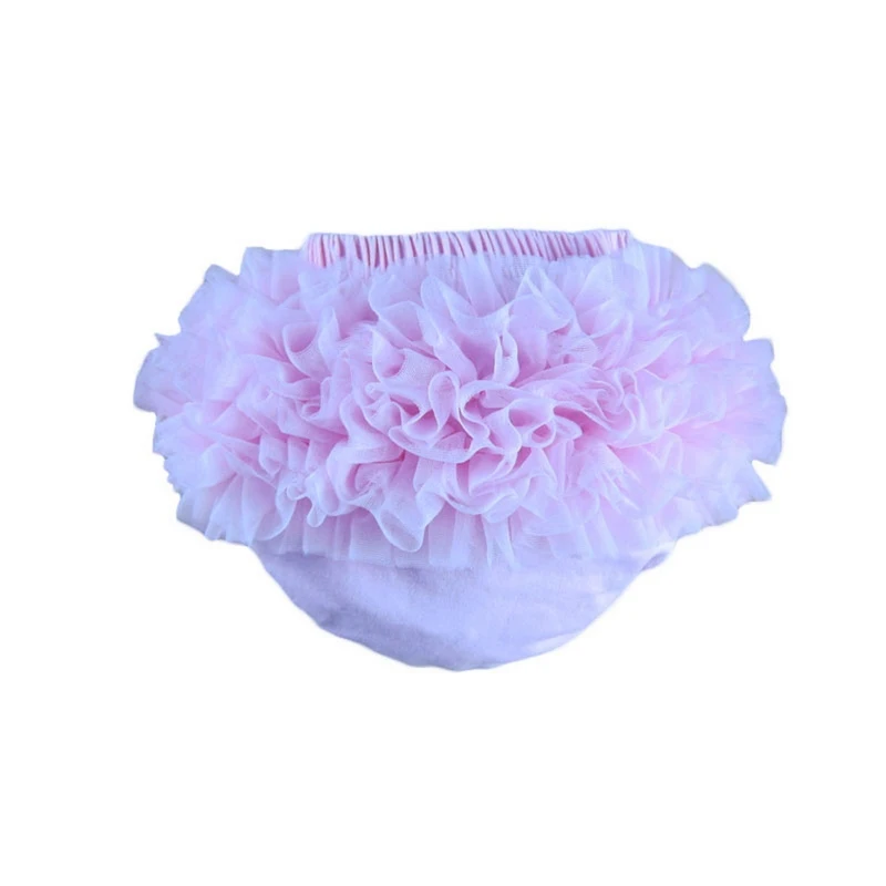 Baby Cotton Ruffle Bloomers Layers Diaper Cover Newborn Flower Shorts Toddler Cute Summer Satin Pants with Skirt X-48 | Детская одежда