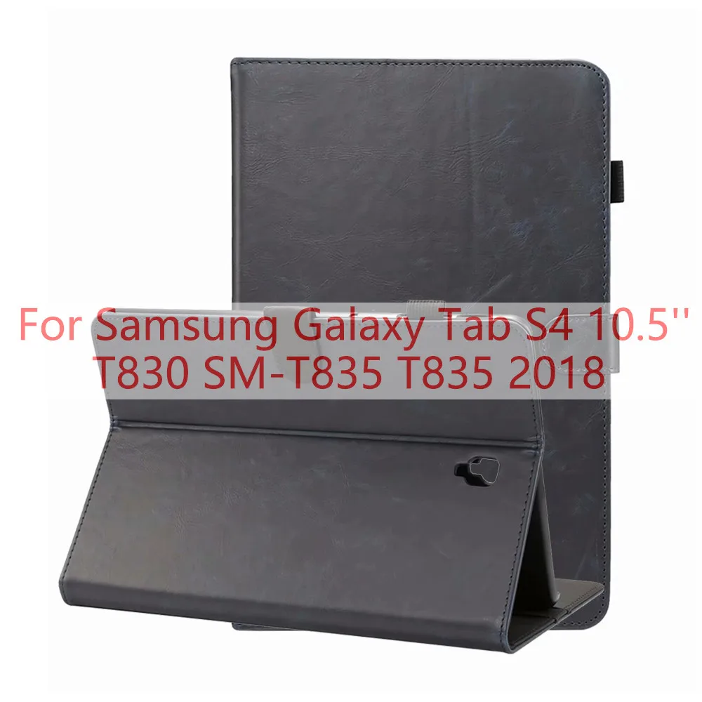 PU Dark Blue Для samsung Galaxy Tab S2 S3 9,7 SM-T810 SM-T813 T815 T819 SM-T820 T825 чехол для samsung Galaxy Tab S4 10,5 ''T830 SM-T835 T835 - Цвет: PU Dark Blue