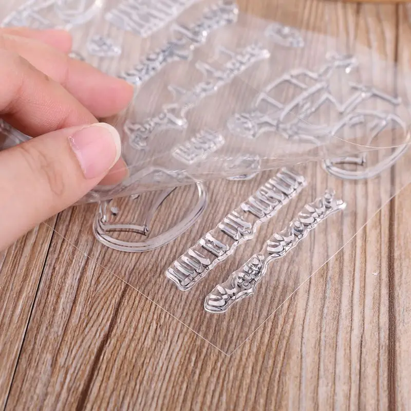 Relaxation Silicone DIY Clear Stamps Scrapbooking for Photo Album Paper Card Art Crafts Decor 449E