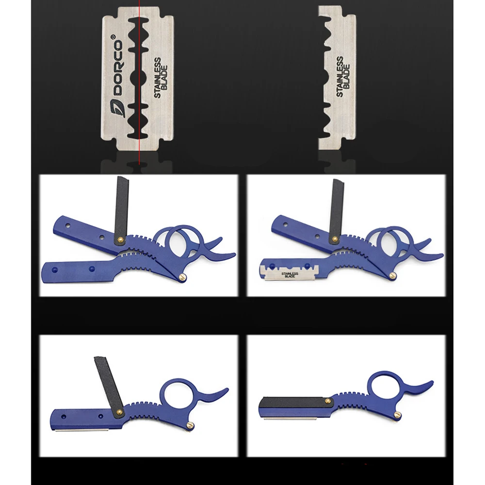 

Professional Barber Hair Shaving Razor Straight Knife Multifunctional Removal Eyebrow Razor